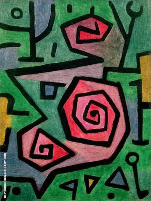 Heroic Roses 1938 By Paul Klee