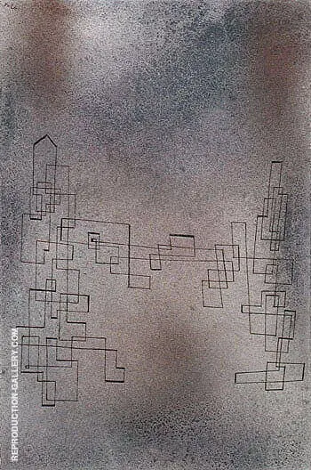 Threatening Snowstorm 1927 By Paul Klee