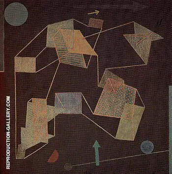 Uplift and Direction Glider Flight 1932 By Paul Klee