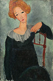 Woman with Red Hair 1917 By Amedeo Modigliani