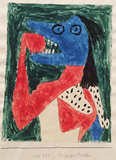 Hungry Girl 1939 By Paul Klee