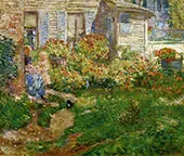 A Fishermans Cottage By Childe Hassam