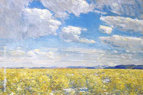 Afternoon Sky Harney Desert 1908 By Childe Hassam