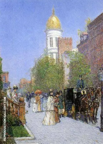 A Spring Morning By Childe Hassam