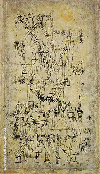 Castle in the Air 1922 By Paul Klee