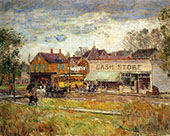 End of The Trolley Line Oak Park Illinois 1893 By Childe Hassam
