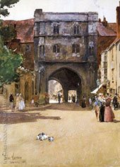 Gateway at Canterbury By Childe Hassam