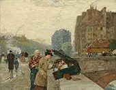The Quai St Michel 1888 By Childe Hassam