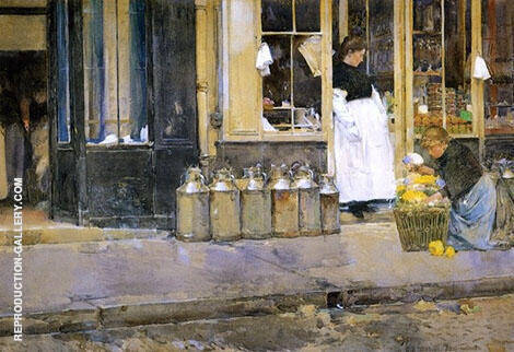 La Bouquetiere and La Latiere 1888 | Oil Painting Reproduction