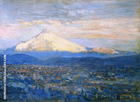 Mount Hood by Childe Hassam | Oil Painting Reproduction