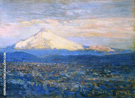 Mount Hood By Childe Hassam
