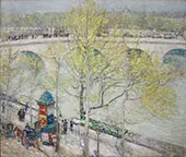 Pont Royal Paris By Childe Hassam