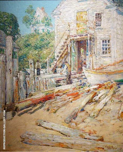 Riggers Shop at Provincetown By Childe Hassam