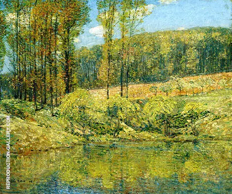Spring Navesink Highlands 1908 By Childe Hassam