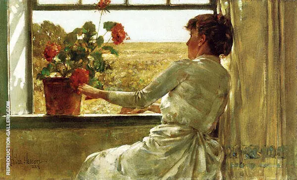 Summer Evening By Childe Hassam