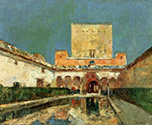 The Alhambra Summer Palace of The Caliphs Granada Spain c1883 By Childe Hassam