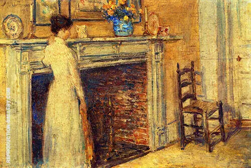 The Fireplace 1912 By Childe Hassam