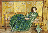 The Green Gown 1920 By Childe Hassam