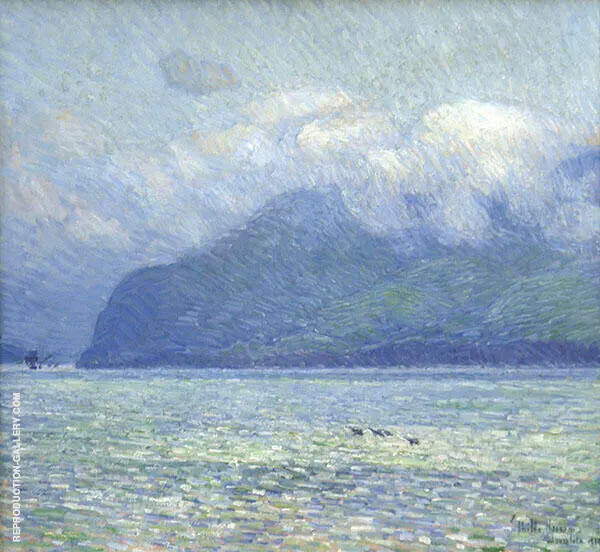 The Silver Veil and The Golden Gate By Childe Hassam