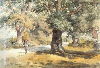 Wayside Inn Sudbury Massachusetts By Childe Hassam