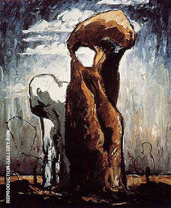 1938 No 2 Untitled Hoodoos 1938 | Oil Painting Reproduction