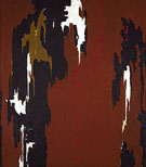 1946 H Indian Red and Black By Clyfford Still