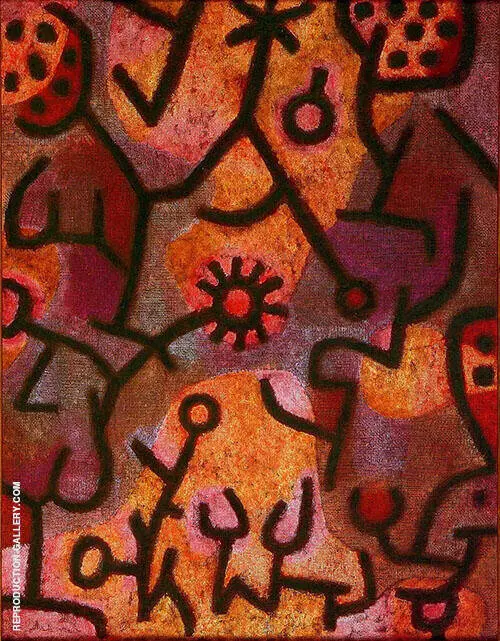 Flora on the Rocks Flora am Felsen 1940 By Paul Klee