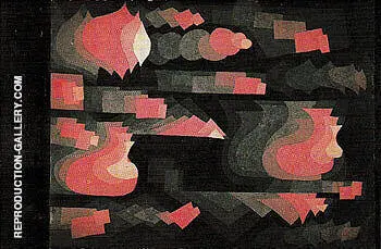 Fugue in Red 1921 By Paul Klee