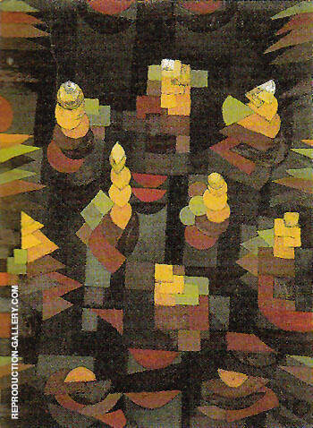 Growth 1921 by Paul Klee | Oil Painting Reproduction
