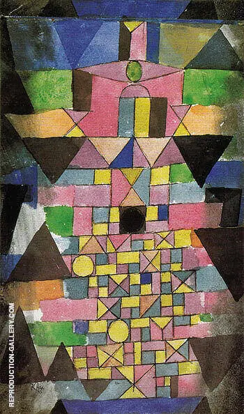 Architectural Script 1918 By Paul Klee