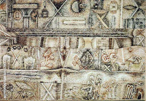 Cosmic Flora 1923 By Paul Klee