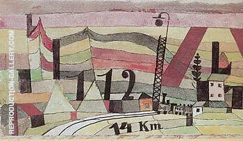 Station L122 14km 1920 By Paul Klee