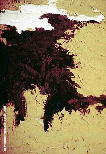 Untitled 1948 By Clyfford Still