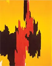 Untitled 1954 By Clyfford Still