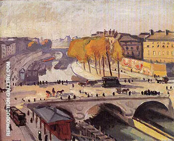 Le Pont Saint Michel et le Quai des Grands Augustins 1912 By Albert Marquet