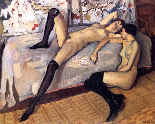 Les Deux Amies 1912 By Albert Marquet