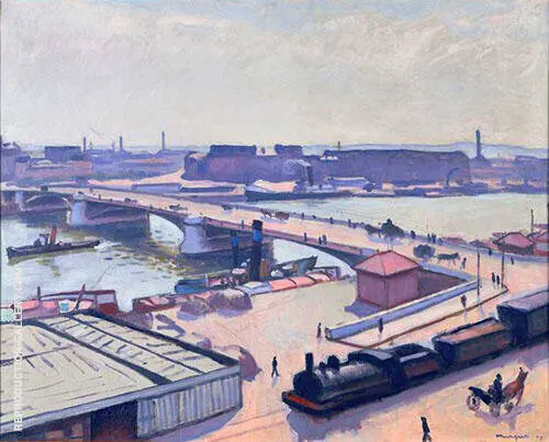 Le Quai de Paris a Rouen 1912 By Albert Marquet