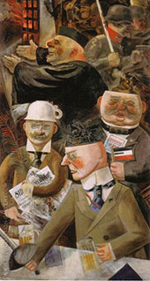 The Pillars of Society 1926 By George Grosz