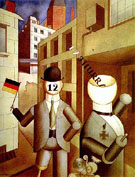 Republican Automatons 1920 By George Grosz