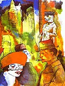 Dusk 1922 By George Grosz