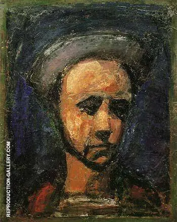 The Workman Apprentice Self Portrait c1925 By George Rouault