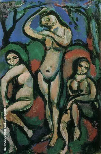 Nudes 1914 By George Rouault