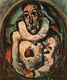 White Pierrot 1911 By George Rouault