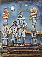 Blue Pierrots 1943 By George Rouault
