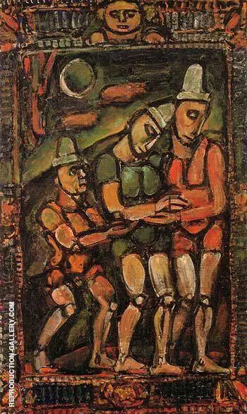 The Injured Clown I 1932 By George Rouault