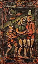 The Injured Clown I 1932 By George Rouault