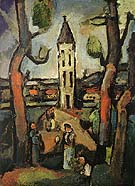 Landscape with Large Trees 1915 By George Rouault