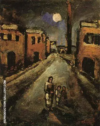 Christ in the Suburbs 1920 By George Rouault