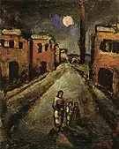 Christ in the Suburbs 1920 By George Rouault