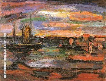 Twilight The Seashore 1939 By George Rouault